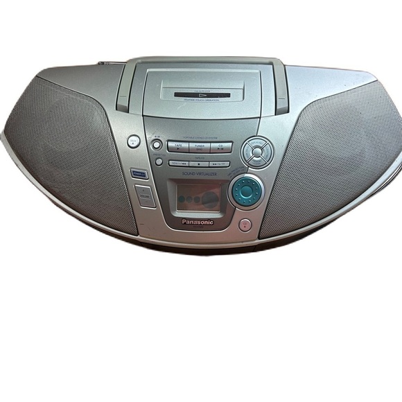 Vintage Panasonic RXES20 AM/FM Radio Cassette CD Turner Player Gray Silver - Picture 1 of 8